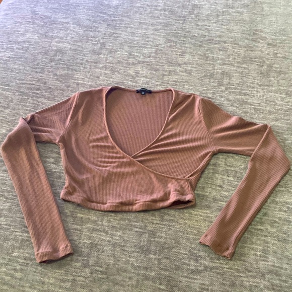 Dynamite Tops - Dynamite Wrap style Crop